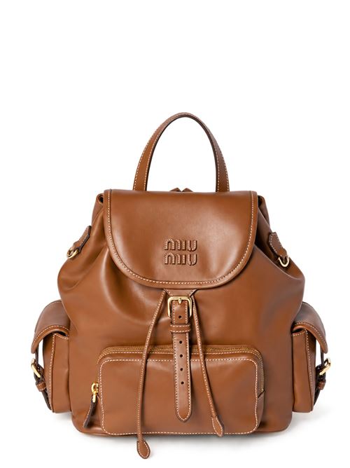 Zaino in pelle MIU MIU | 5BZ0422CRWF0046